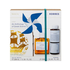 Korres Promo Pack Lefko Άρωμα, 100ml & Lefko Αφρόλουτρο, 250ml, 1σετ