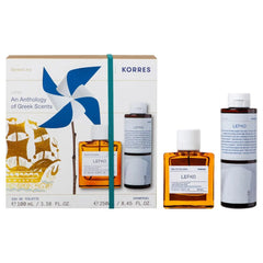 Korres Promo Pack Lefko Άρωμα, 100ml & Lefko Αφρόλουτρο, 250ml, 1σετ