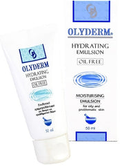 Olyderm Hydrating Oil Free Face Emulsion Ενυδατικό Γαλάκτωμα Προσώπου για Λιπαρά Δέρματα 50ml