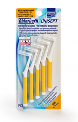 Intermed Chlorhexil Interdental Brushes SSS 0,7mm Μεσοδόντια Βουρτσάκια Κίτρινα, 5τμχ