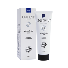Intermed Unident Pharma White Smile Care Οδοντόκρεμα για Λεύκανση των Δοντιών, 75ml