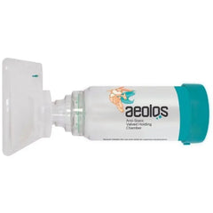 Aeolos Αεροθάλαμος Εισπνοών Βρεφικός 0-18 μηνών (Μάσκα + Επιστόμιο), 1τμχ