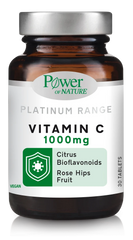 Power of Nature Platinum Range Vitamin C 1000mg, 30tabs