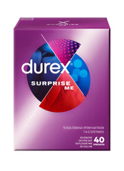 Durex Προφυλακτικά Surprise Me Ποικιλία 40τεμ