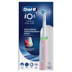 Oral-B iO Series 3 Magnetic Pink Ηλεκτρική Οδοντόβουρτσα & Θήκη, 1τεμ