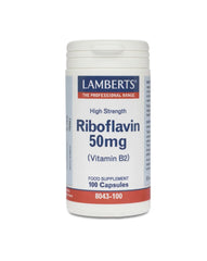 Lamberts Riboflavin 50mg (Vitamin B2), 100caps