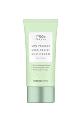 Thank You Farmer Sun Project Skin Relief Sun Cream Αντηλιακό Προσώπου SPF50+, 50ml