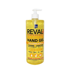 Intermed Reval Plus Antiseptic Hand Gel Lemon Σκοτώνει τα Μικρόβια σε 60sec 1Lt