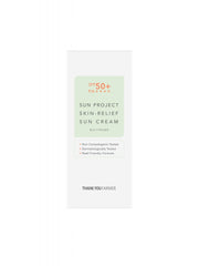 Thank You Farmer Sun Project Skin Relief Sun Cream Αντηλιακό Προσώπου SPF50+, 50ml