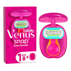 Gillette Venus Snap Extra Smooth Λαβή Γυναικείας Ξυριστικής Μηχανής με Ανταλλακτική Κεφαλή, 1τεμ
