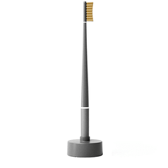 Piuma Vitamin C Brush Medium οδοντόβουρτσα (Asphalt Grey) & Βάση-ημερολόγιο