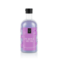Lavish Care Bath & Shower Gel Purple Musk, 500ml
