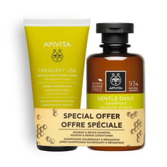 Apivita Promo Σαμπουάν Καθημερινής Χρήσης με Χαμομήλι και Μέλι 250ml & Conditioner Καθημερινής Χρήσης 150ml