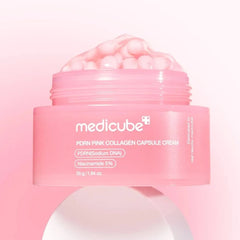 Medicube PDRN Pink Collagen Capsule Cream Κρέμα Προσώπου με Κάψουλες Κολλαγόνου για Λάμψη & Σύσφιξη 55g