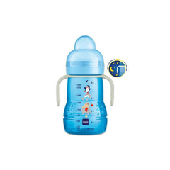 Mam Trainer+ Night Μπιμπερό Μετάβασης Γαλάζιο για 4+ μηνών 220ml