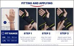 Hansaplast Performance Wrist Bandage S/M Περικάρπιο, 1 τμχ