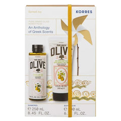 Korres Promo Pure Greek Olive Honey Pear Αφρόλουτρο, 250ml & Pure Greek Olive Honey Pear Κρέμα Σώματος, 200ml, 1σετ