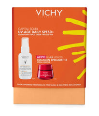 Vichy Promo Capital Soleil UV-Age Daily SPF50+, 40ml & Liftactiv Collagen Specialist 16 Day Cream 15ml