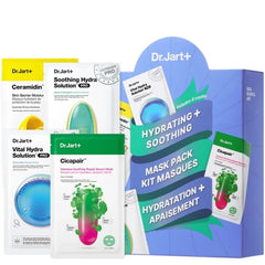 Dr.Jart+ Mask Kit Hydrating+Soothing & Hydratation+Apaisement Σετ Μάσκες Προσώπου, 4τεμ