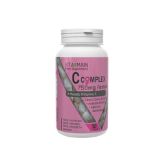Vitamain C Complex Female Βιταμίνη για Ενίσχυση του Ανοσοποιητικού, τo Δέρμα & Αντιοξειδωτική δράση 750mg 30 κάψουλες
