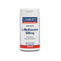 Lamberts L-Methionine 500mg 60caps