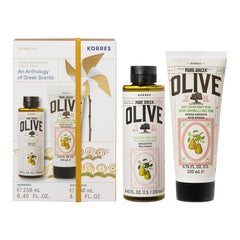 Korres Promo Pure Greek Olive Honey Pear Αφρόλουτρο, 250ml & Pure Greek Olive Honey Pear Κρέμα Σώματος, 200ml, 1σετ