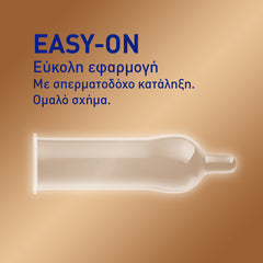 Durex Προφυλακτικά Πολύ Λεπτά Χωρίς Λάτεξ Real Feel  Κανονική Εφαρμογή, 12 τεμάχια