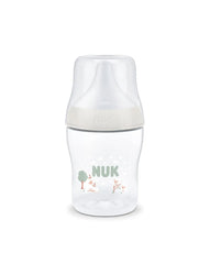 Nuk πλαστικό μπιμπερό με θηλή σιλικόνης perfect match temperature control 0m+ 150ml sheep