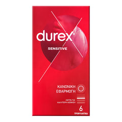 Durex Προφυλακτικά Πολύ Λεπτά Sensitive 6 τεμάχια