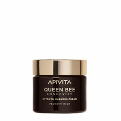 Apivita Queen Bee Absolute Anti-Aging & Regenerating Longevity Rich Day Cream Πλούσια Κρέμα Ημέρας Απόλυτης Αντιγήρανσης, 50ml