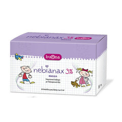 Φιαλίδια Υπερτονικού Διαλύματος Nebianax 3% Buona (20 φιαλίδια των 5ml)