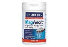 Lamberts Mag Asorb Magnesium Powder 375mg (as Citrate), 165g