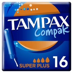 Tampax Super Plus Ταμπόν 16 τεμ.