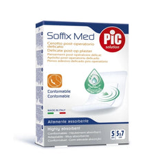 Pic Solution Soffix Med Post-op Plaster (5 x 7cm) Μετεγχειρητικό Αυτοκόλλητο Τσιρότο, 5 τεμάχια