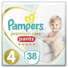 Pampers Premium Care Pants Μέγεθος 4 9-15Kg 38 Πάνες-Βρακάκι