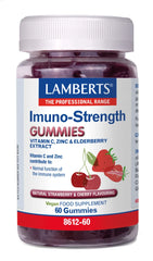 Lamberts Immuno-Strength Gummies με Φυσική Γεύση Κεράσι και Φράουλα, 60 Gummies
