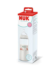 Nuk πλαστικό μπιμπερό με θηλή σιλικόνης first choice temperature control 6-18m 360ml kangaroo