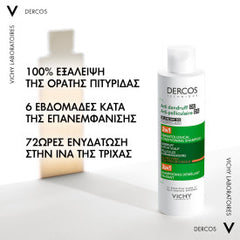 VICHY DERCOS Anti-Dandruff DS 2σε1 Σαμπουάν & Conditioner κατά της ξηροδερμίας, της πιτυρίδας και του κνησμού