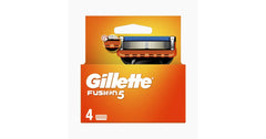 Gillette Fusion5 Ανταλλακτικές Κεφαλές Ξυριστικής Μηχανής, 4τεμ