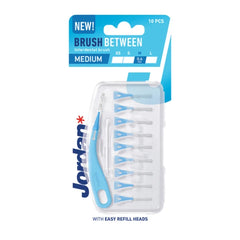 Jordan Brush Between Interdental Medium 0.6mm 10 Τεμάχια - Μπλέ
