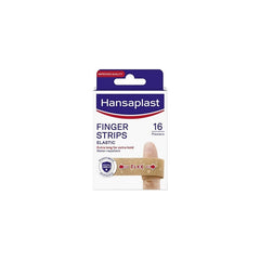 Hansaplast Finger Strips Elastic Ελαστικά Επιθέματα Δακτύλων, 16τεμ