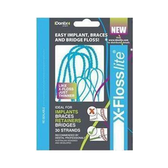 iDontix X-Floss Lite Strands - Οδοντικά Νήματα, 30τμχ.