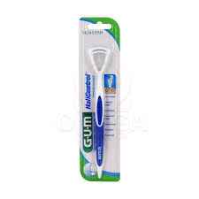 GUM HaliControl 760 Διπλής Χρήσης Οδοντόβουρτσα & Ξύστης Γλώσσας 1τμχ