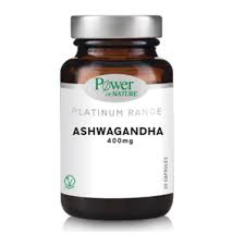 Power of Nature Platinum Range Ashwagandha 400mg, 30caps