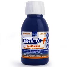 Intermed Chlorhexil-F Mouthwash Chlorexidine 0.05% + Fluoride 0.025% Στοματικό Διάλυμα, 100ml