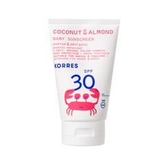 KORRES Καρύδα & Αμύγδαλο Βρεφικό Αντηλιακό SPF 30 Πρόσωπο & Σώμα