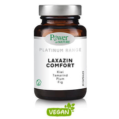 Power of Nature Platinum Range Laxazin Comfort Συμπλήρωμα Διατροφής για την Αντιμετώπιση της Δυσκοιλιότητας 20Caps.