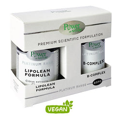 Power of Nature PROMO PACK Platinum Range Lipolean Formula 60Caps & ΔΩΡΟ B-Complex 20Tabs.