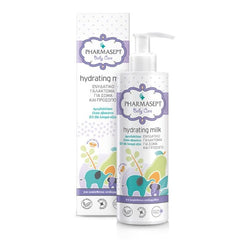 Pharmasept Baby Hydrating Milk Βρεφικό Ενυδατικό Γαλάκτωμα με Φυτικά Έλαια για Σώμα & Πρόσωπο 250ml.