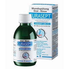 Curasept Ads 212 Στοματικό Διάλυμα Χλωρεξιδίνης 0,12% 200ml. Στοματικό διάλυμα με ισχυρή αντιμικροβιακή δράση που παρεμποδίζει δραστικά την πλάκα, συμπληρώνει τη φροντίδα κατά τη διάρκεια της μετεγχειρητικής στοματικής υγιεινής.